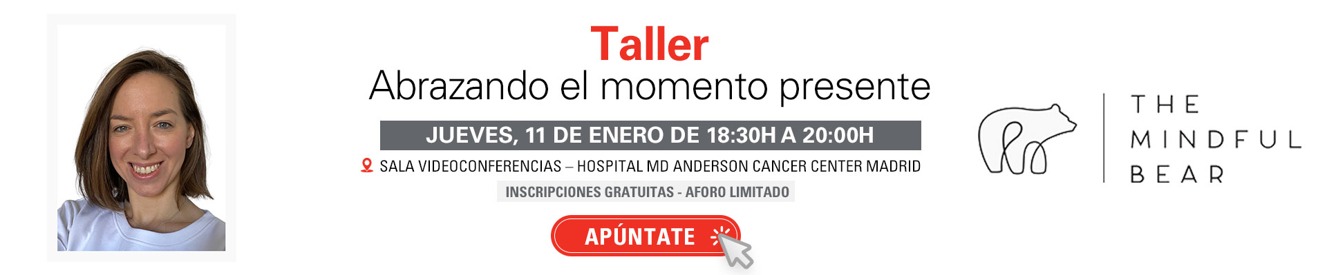 Taller  Abrazando el momento presente