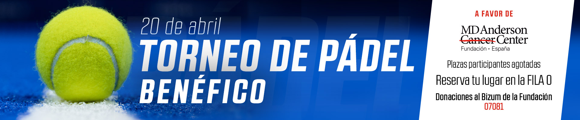 Torneo de Pádel Benéfico