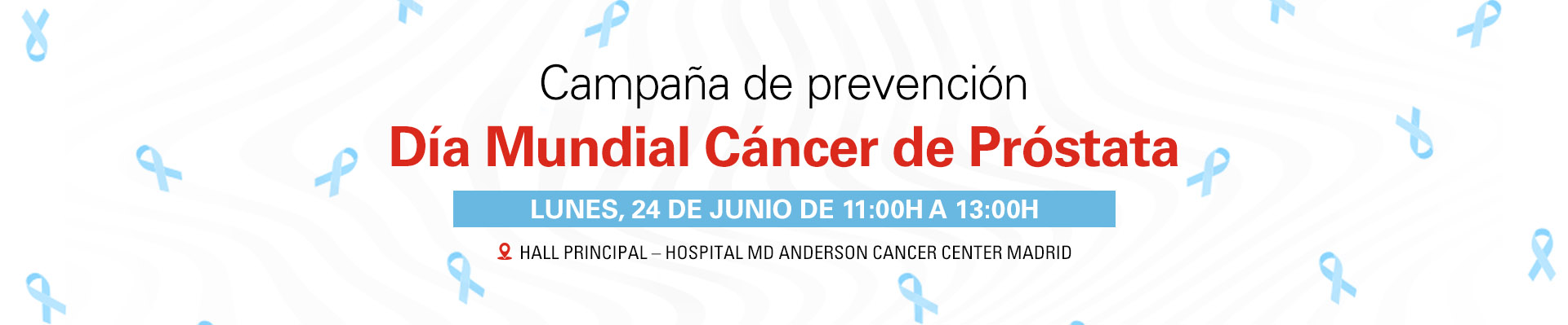 Campaña de prevención Día Mundial Cáncer de Próstata