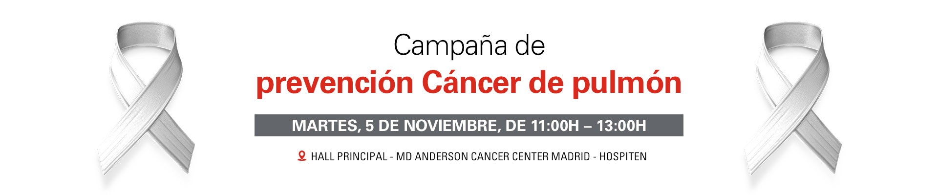 Campaña de prevención del cáncer de pulmón