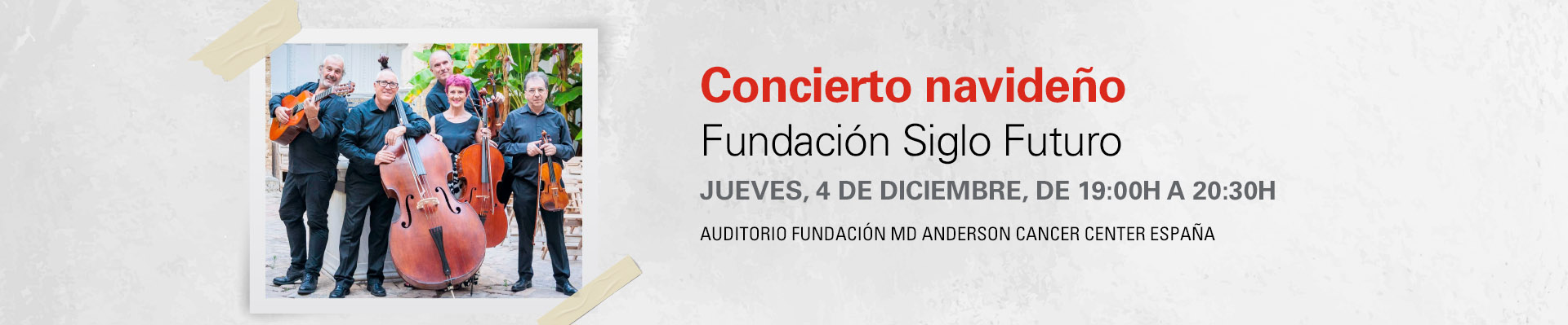 Concierto navideño Fundación Siglo Futuro