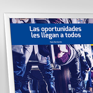 Las oportunidades les llegan a todos. <p>Raúl Berdonés quería fundar una empresa que representara un claro símbolo de perdurabilidad y adaptación al cambio. Una empresa que, como un gran árbol, sobresaliera por encima de las demás logrando una visión panorámica e integradora bajo sus copas. Era junio de 2007 y estaba de viaje en San Francisco la tarde que decidió dar un paseo por el famoso parque natural de las secuoyas. Alzó la vista, admiró la majestuosidad de los árboles y supo que había dado con el nombre de su empresa: el Grupo Secuoya.</p>
<p>Hoy, esta compañía que nació en uno de los momentos de mayor crisis para el sector audiovisual es una referencia en el ámbito de la comunicación en España. Pero los éxitos no caen del cielo. Nacido en Granada, en una familia humilde y el menor de cinco hermanos, Berdonés comenzó a trabajar siendo un niño y ha invertido todo su esfuerzo en perseguir su sueño: convertirse en una de las personas que transformara el sector audiovisual español.</p>
<p>Estas páginas recogen su historia, escrita en primera persona, desde los orígenes en un vídeo comunitario o grabando bodas, hasta llegar a tocar el techo del sector audiovisual. ¿Cuál es el secreto del éxito? Dice Berdonés que no hay uno, sino muchos. Pero cree que tiene que ver con la constancia, el entusiasmo o el espíritu optimista. Y este libro va cargado de ellos.</p>