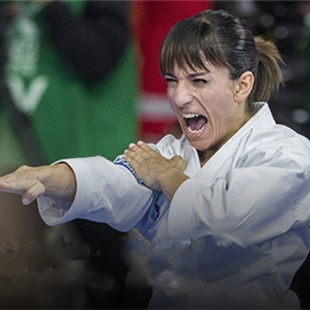 El karate y Sandra Sánchez, la reina del karate. 