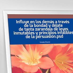 Influye en los demás a través de la bondad y déjate de tanta zarandaja de leyes inmutables y principios infalibles de la persuasión. <p>¿Por qué esforzarte en persuadir a una persona cuando, si la escuchas y te interesas por ella realmente, ambos podéis obtener beneficio? A veces es más sencillo comprender a los demás que intentar convencerles.</p>