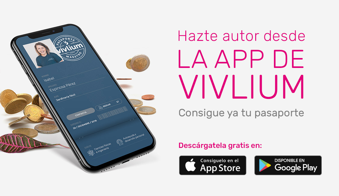 Hazte autor desde la app de Vivlium